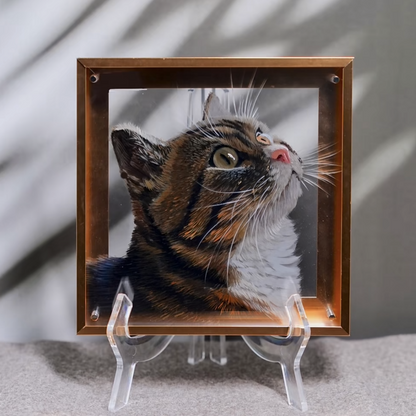 Custom Pet Multi-layer Glass Painting