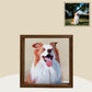 Custom Pet Portrait Glass Painting